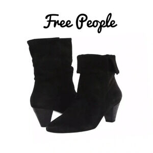 Free People Womens Adella Booties Suede Ankle